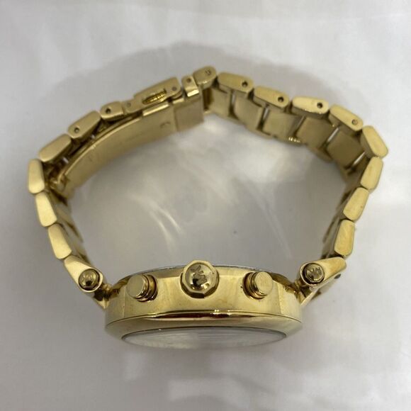 Michael Kors MK5701 Women's Gold Stainless Steel Analog Dial Quartz Watch GE416 - Picture 8 of 12